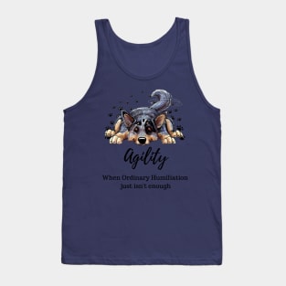 Cattledog agility humiliation Tank Top